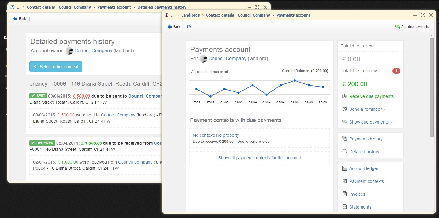 Image of Fee Schemes and Charges Screens