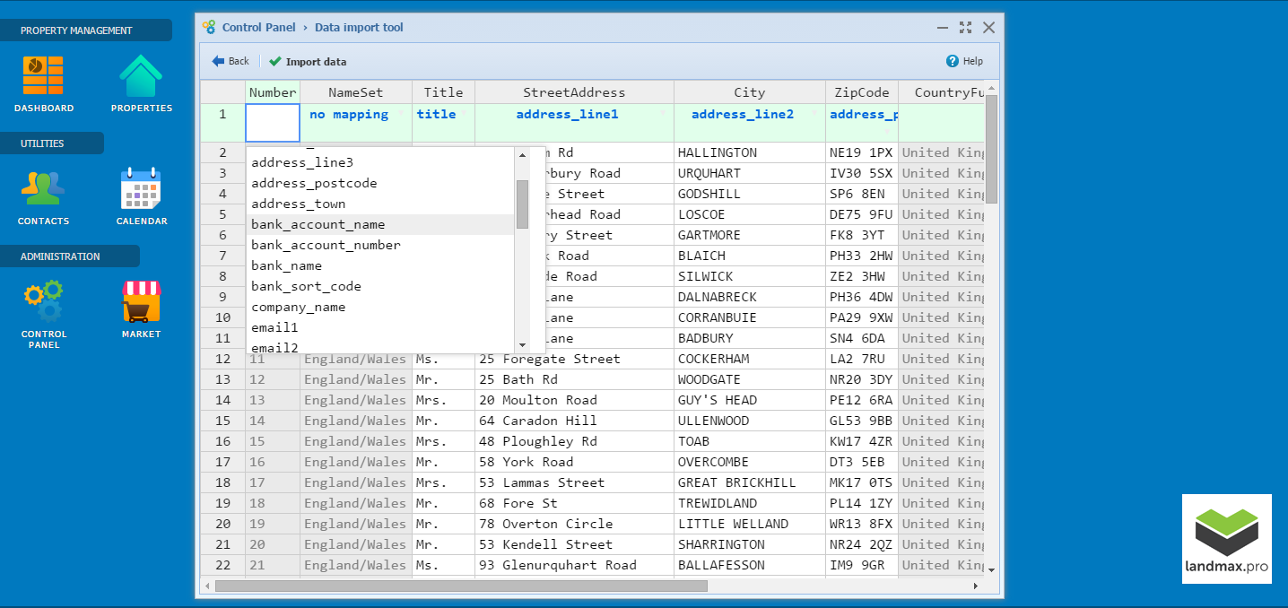 Image of branded desktop