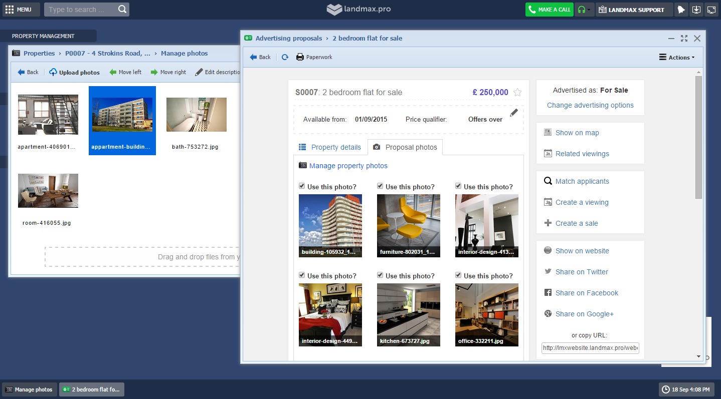 Photo Manager - Lettings Software
