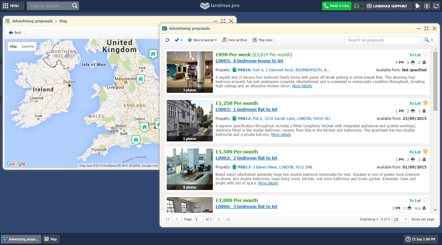 Lettings and Sales Software - Portal Upload