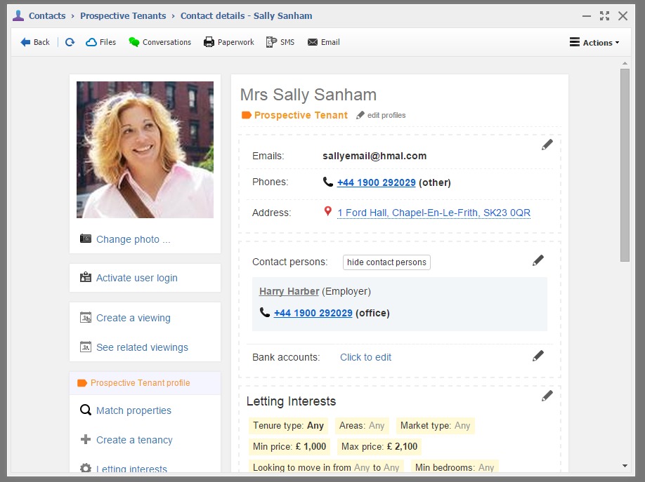 proposals matching against applicants