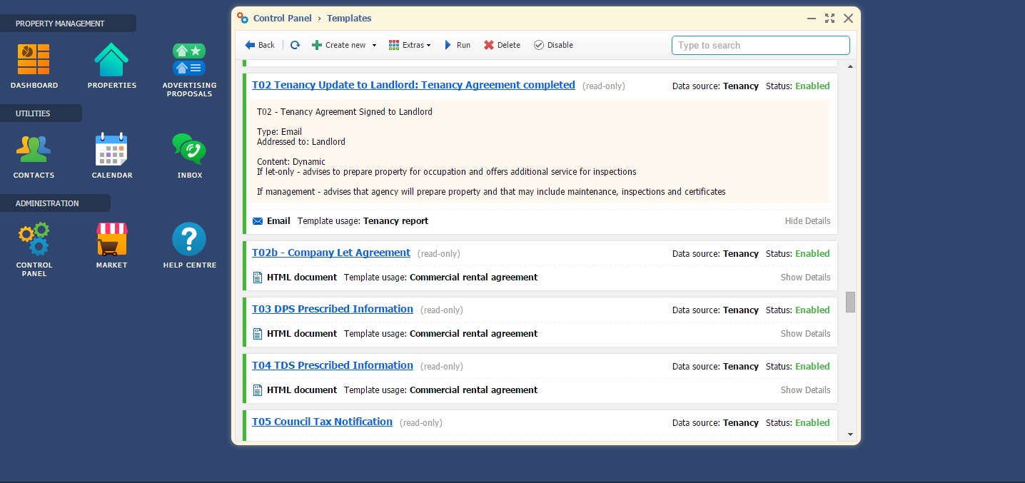 Image of industry standard documents