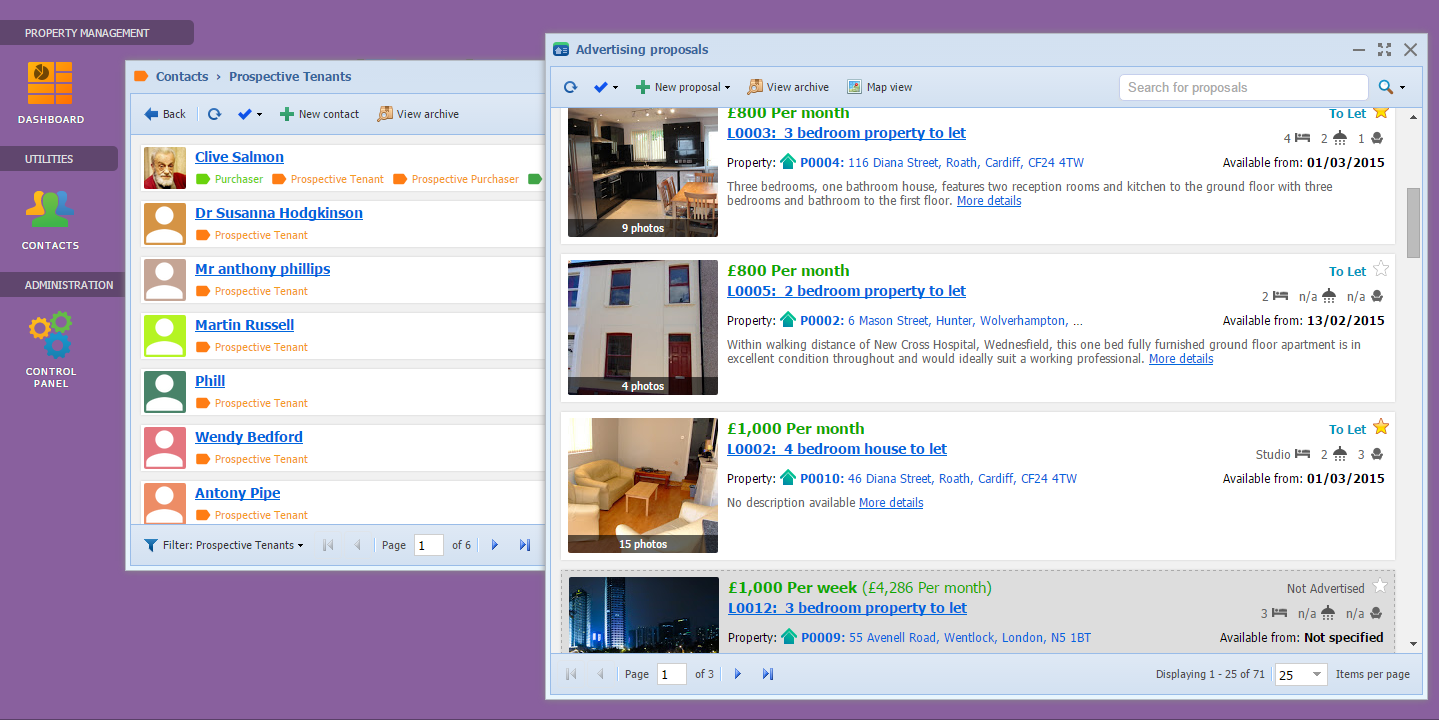 Lettings TV Advertiser
