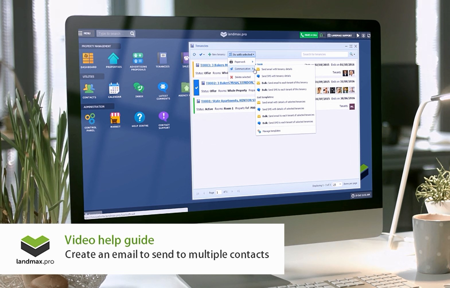 Create email to multiple contacts
